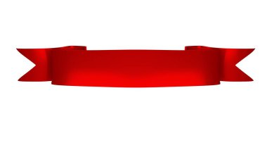 3D Gerçekçi Retro Ribbon Dekoratif Sancak Beyaz Arkaplanda İzole Edildi, Kaset veya Yıldız İşareti İllüstrasyonu, Yıldönümü Boş Eski Simge Simgesi, Bilgi Şablonu, Mutlu Noel Kurdelesi