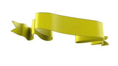 3D Gerçekçi Retro Ribbon Dekoratif Sancak Beyaz Arkaplanda İzole Edildi, Kaset veya Yıldız İşareti İllüstrasyonu, Yıldönümü Boş Eski Simge Simgesi, Bilgi Şablonu, Mutlu Noel Kurdelesi