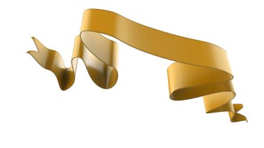 3D Gerçekçi Retro Ribbon Dekoratif Sancak Beyaz Arkaplanda İzole Edildi, Kaset veya Yıldız İşareti İllüstrasyonu, Yıldönümü Boş Eski Simge Simgesi, Bilgi Şablonu, Mutlu Noel Kurdelesi