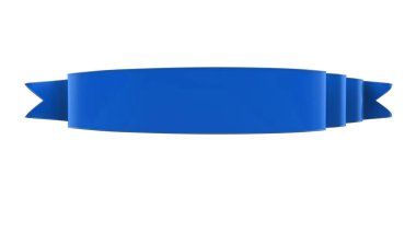 3D Gerçekçi Retro Ribbon Dekoratif Sancak Beyaz Arkaplanda İzole Edildi, Kaset veya Yıldız İşareti İllüstrasyonu, Yıldönümü Boş Eski Simge Simgesi, Bilgi Şablonu, Mutlu Noel Kurdelesi