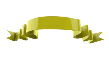 3D Gerçekçi Retro Ribbon Dekoratif Sancak Beyaz Arkaplanda İzole Edildi, Kaset veya Yıldız İşareti İllüstrasyonu, Yıldönümü Boş Eski Simge Simgesi, Bilgi Şablonu, Mutlu Noel Kurdelesi