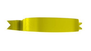 3D Gerçekçi Retro Ribbon Dekoratif Sancak Beyaz Arkaplanda İzole Edildi, Kaset veya Yıldız İşareti İllüstrasyonu, Yıldönümü Boş Eski Simge Simgesi, Bilgi Şablonu, Mutlu Noel Kurdelesi