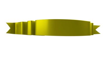 3D Gerçekçi Retro Ribbon Dekoratif Sancak Beyaz Arkaplanda İzole Edildi, Kaset veya Yıldız İşareti İllüstrasyonu, Yıldönümü Boş Eski Simge Simgesi, Bilgi Şablonu, Mutlu Noel Kurdelesi