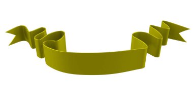 3D Gerçekçi Retro Ribbon Dekoratif Sancak Beyaz Arkaplanda İzole Edildi, Kaset veya Yıldız İşareti İllüstrasyonu, Yıldönümü Boş Eski Simge Simgesi, Bilgi Şablonu, Mutlu Noel Kurdelesi