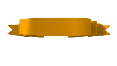 3D Gerçekçi Retro Ribbon Dekoratif Sancak Beyaz Arkaplanda İzole Edildi, Kaset veya Yıldız İşareti İllüstrasyonu, Yıldönümü Boş Eski Simge Simgesi, Bilgi Şablonu, Mutlu Noel Kurdelesi
