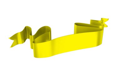 3D Gerçekçi Retro Ribbon Dekoratif Sancak Beyaz Arkaplanda İzole Edildi, Kaset veya Yıldız İşareti İllüstrasyonu, Yıldönümü Boş Eski Simge Simgesi, Bilgi Şablonu, Mutlu Noel Kurdelesi