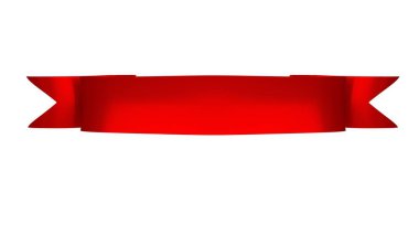 3D Gerçekçi Retro Ribbon Dekoratif Sancak Beyaz Arkaplanda İzole Edildi, Kaset veya Yıldız İşareti İllüstrasyonu, Yıldönümü Boş Eski Simge Simgesi, Bilgi Şablonu, Mutlu Noel Kurdelesi