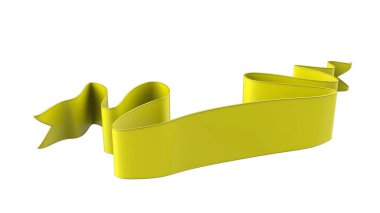 3D Gerçekçi Retro Ribbon Dekoratif Sancak Beyaz Arkaplanda İzole Edildi, Kaset veya Yıldız İşareti İllüstrasyonu, Yıldönümü Boş Eski Simge Simgesi, Bilgi Şablonu, Mutlu Noel Kurdelesi