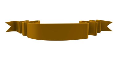 3D Gerçekçi Retro Ribbon Dekoratif Sancak Beyaz Arkaplanda İzole Edildi, Kaset veya Yıldız İşareti İllüstrasyonu, Yıldönümü Boş Eski Simge Simgesi, Bilgi Şablonu, Mutlu Noel Kurdelesi