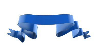 3D Gerçekçi Retro Ribbon Dekoratif Sancak Beyaz Arkaplanda İzole Edildi, Kaset veya Yıldız İşareti İllüstrasyonu, Yıldönümü Boş Eski Simge Simgesi, Bilgi Şablonu, Mutlu Noel Kurdelesi