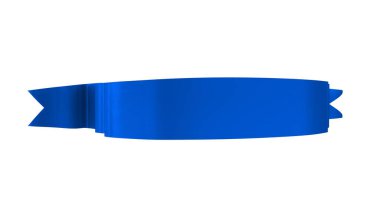 3D Gerçekçi Retro Ribbon Dekoratif Sancak Beyaz Arkaplanda İzole Edildi, Kaset veya Yıldız İşareti İllüstrasyonu, Yıldönümü Boş Eski Simge Simgesi, Bilgi Şablonu, Mutlu Noel Kurdelesi