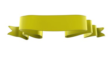 3D Gerçekçi Retro Ribbon Dekoratif Sancak Beyaz Arkaplanda İzole Edildi, Kaset veya Yıldız İşareti İllüstrasyonu, Yıldönümü Boş Eski Simge Simgesi, Bilgi Şablonu, Mutlu Noel Kurdelesi