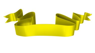 3D Gerçekçi Retro Ribbon Dekoratif Sancak Beyaz Arkaplanda İzole Edildi, Kaset veya Yıldız İşareti İllüstrasyonu, Yıldönümü Boş Eski Simge Simgesi, Bilgi Şablonu, Mutlu Noel Kurdelesi