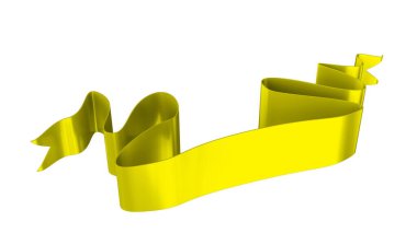 3D Gerçekçi Retro Ribbon Dekoratif Sancak Beyaz Arkaplanda İzole Edildi, Kaset veya Yıldız İşareti İllüstrasyonu, Yıldönümü Boş Eski Simge Simgesi, Bilgi Şablonu, Mutlu Noel Kurdelesi