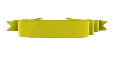3D Gerçekçi Retro Ribbon Dekoratif Sancak Beyaz Arkaplanda İzole Edildi, Kaset veya Yıldız İşareti İllüstrasyonu, Yıldönümü Boş Eski Simge Simgesi, Bilgi Şablonu, Mutlu Noel Kurdelesi
