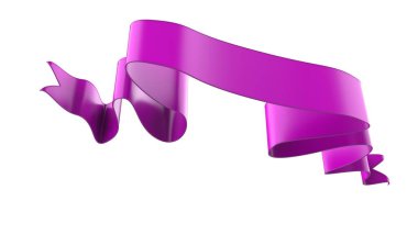 3D Gerçekçi Retro Ribbon Dekoratif Sancak Beyaz Arkaplanda İzole Edildi, Kaset veya Yıldız İşareti İllüstrasyonu, Yıldönümü Boş Eski Simge Simgesi, Bilgi Şablonu, Mutlu Noel Kurdelesi