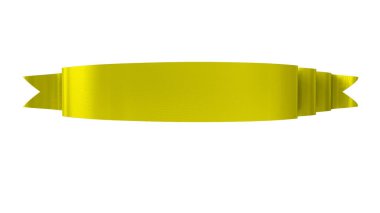 3D Gerçekçi Retro Ribbon Dekoratif Sancak Beyaz Arkaplanda İzole Edildi, Kaset veya Yıldız İşareti İllüstrasyonu, Yıldönümü Boş Eski Simge Simgesi, Bilgi Şablonu, Mutlu Noel Kurdelesi