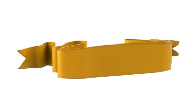 3D Gerçekçi Retro Ribbon Dekoratif Sancak Beyaz Arkaplanda İzole Edildi, Kaset veya Yıldız İşareti İllüstrasyonu, Yıldönümü Boş Eski Simge Simgesi, Bilgi Şablonu, Mutlu Noel Kurdelesi