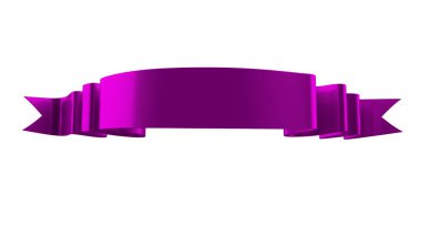 3D Gerçekçi Retro Ribbon Dekoratif Sancak Beyaz Arkaplanda İzole Edildi, Kaset veya Yıldız İşareti İllüstrasyonu, Yıldönümü Boş Eski Simge Simgesi, Bilgi Şablonu, Mutlu Noel Kurdelesi