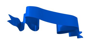 3D Gerçekçi Retro Ribbon Dekoratif Sancak Beyaz Arkaplanda İzole Edildi, Kaset veya Yıldız İşareti İllüstrasyonu, Yıldönümü Boş Eski Simge Simgesi, Bilgi Şablonu, Mutlu Noel Kurdelesi