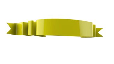 3D Gerçekçi Retro Ribbon Dekoratif Sancak Beyaz Arkaplanda İzole Edildi, Kaset veya Yıldız İşareti İllüstrasyonu, Yıldönümü Boş Eski Simge Simgesi, Bilgi Şablonu, Mutlu Noel Kurdelesi