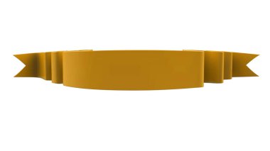 3D Gerçekçi Retro Ribbon Dekoratif Sancak Beyaz Arkaplanda İzole Edildi, Kaset veya Yıldız İşareti İllüstrasyonu, Yıldönümü Boş Eski Simge Simgesi, Bilgi Şablonu, Mutlu Noel Kurdelesi