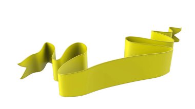 3D Gerçekçi Retro Ribbon Dekoratif Sancak Beyaz Arkaplanda İzole Edildi, Kaset veya Yıldız İşareti İllüstrasyonu, Yıldönümü Boş Eski Simge Simgesi, Bilgi Şablonu, Mutlu Noel Kurdelesi