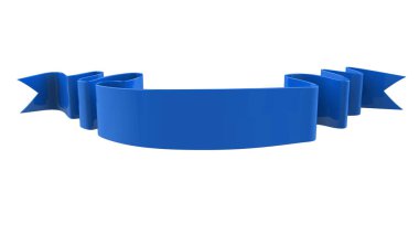 3D Gerçekçi Retro Ribbon Dekoratif Sancak Beyaz Arkaplanda İzole Edildi, Kaset veya Yıldız İşareti İllüstrasyonu, Yıldönümü Boş Eski Simge Simgesi, Bilgi Şablonu, Mutlu Noel Kurdelesi