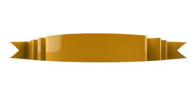 3D Gerçekçi Retro Ribbon Dekoratif Sancak Beyaz Arkaplanda İzole Edildi, Kaset veya Yıldız İşareti İllüstrasyonu, Yıldönümü Boş Eski Simge Simgesi, Bilgi Şablonu, Mutlu Noel Kurdelesi