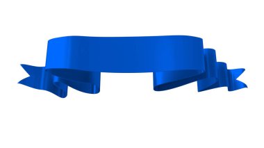 3D Gerçekçi Retro Ribbon Dekoratif Sancak Beyaz Arkaplanda İzole Edildi, Kaset veya Yıldız İşareti İllüstrasyonu, Yıldönümü Boş Eski Simge Simgesi, Bilgi Şablonu, Mutlu Noel Kurdelesi