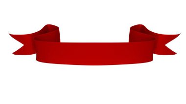 3D Gerçekçi Retro Ribbon Dekoratif Sancak Beyaz Arkaplanda İzole Edildi, Kaset veya Yıldız İşareti İllüstrasyonu, Yıldönümü Boş Eski Simge Simgesi, Bilgi Şablonu, Mutlu Noel Kurdelesi