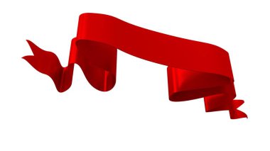 Beyaz arkaplanda gerçekçi retro dekoratif pankart, kırmızı bant veya yıldız işareti çizimi, boş eski vintage simgesi, bilgi şablonu etiketi, mutlu noel kurdelesi