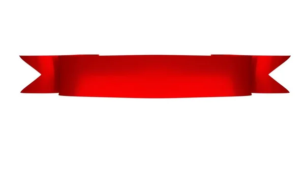 白を基調とした3Dリアルなレトロなリボン装飾バナー 赤いテープやスターマークのサインのイラスト 空白の古いヴィンテージアイコン インフォグラフィックテンプレートラベル 陽気なクリスマスリボン — ストック写真