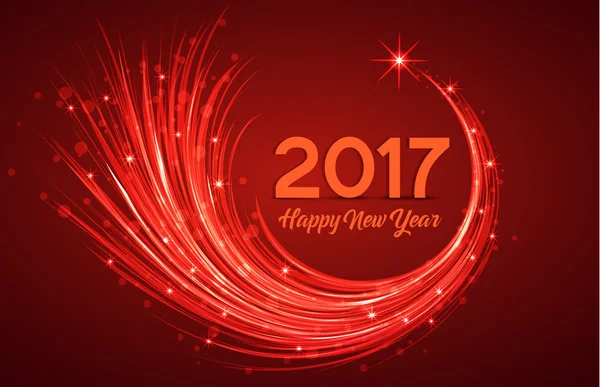 2017年新年快乐 — 图库矢量图片