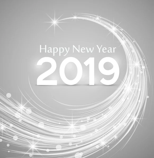 Feliz Año Nuevo 2019 — Vector de stock