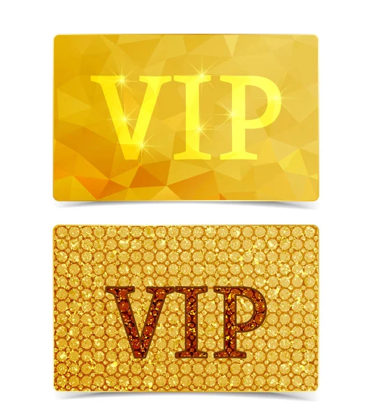 Vector vip tarjetas — Vector de stock