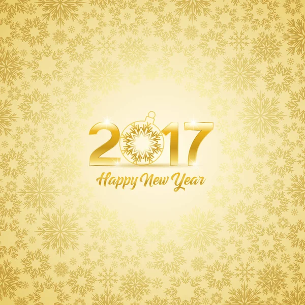 Ευτυχισμένο το νέο έτος 2017 — Διανυσματικό Αρχείο