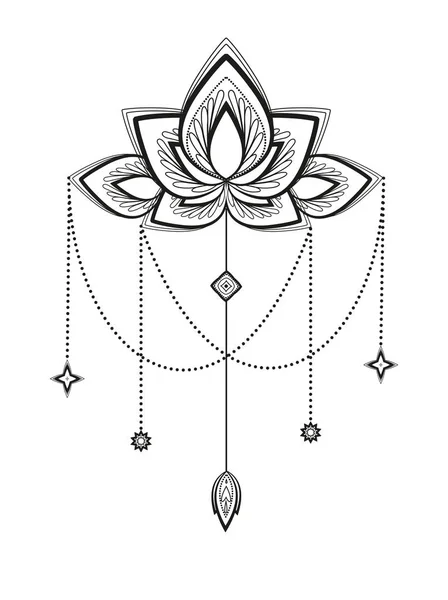 Mandala květinová vektor — Stockový vektor