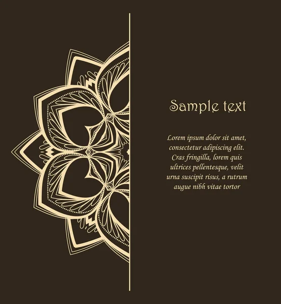 Vektör çiçek mandala