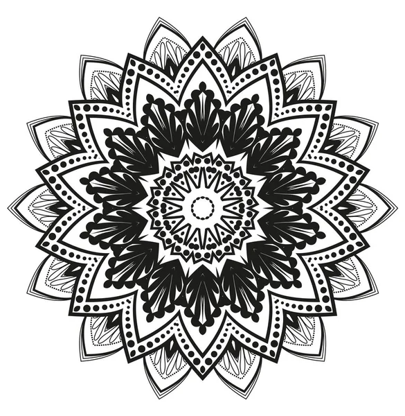 Vektor virág mandala — Stock Vector