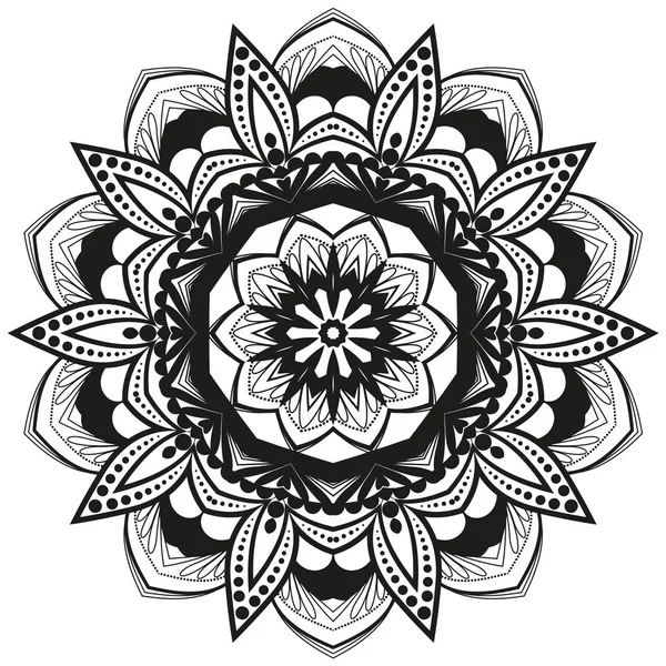 Vektor virág mandala — Stock Vector