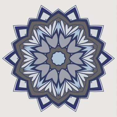 Vektör çiçek mandala