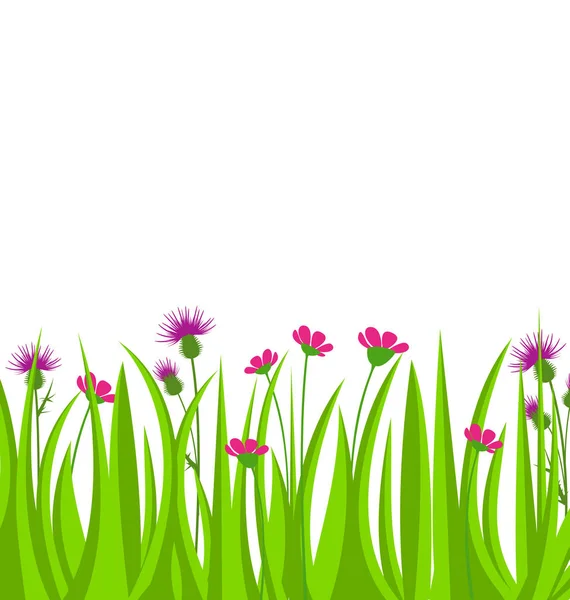 Fondo floral vectorial — Vector de stock