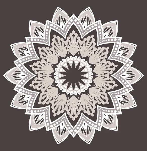 Vector bloem mandala — Stockvector