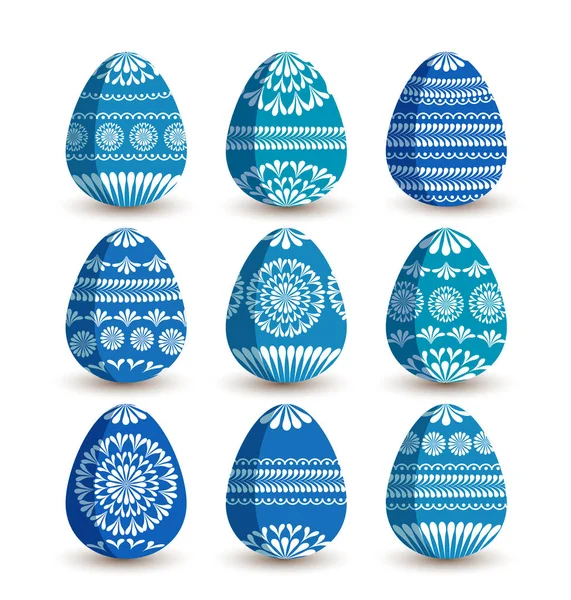 Paskalya yumurtaları vektör — Stok Vektör