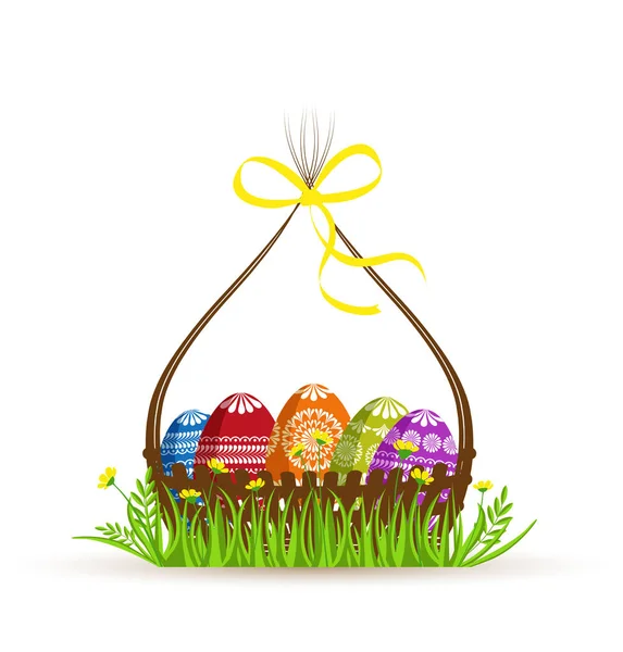 Paskalya yumurtaları vektör — Stok Vektör