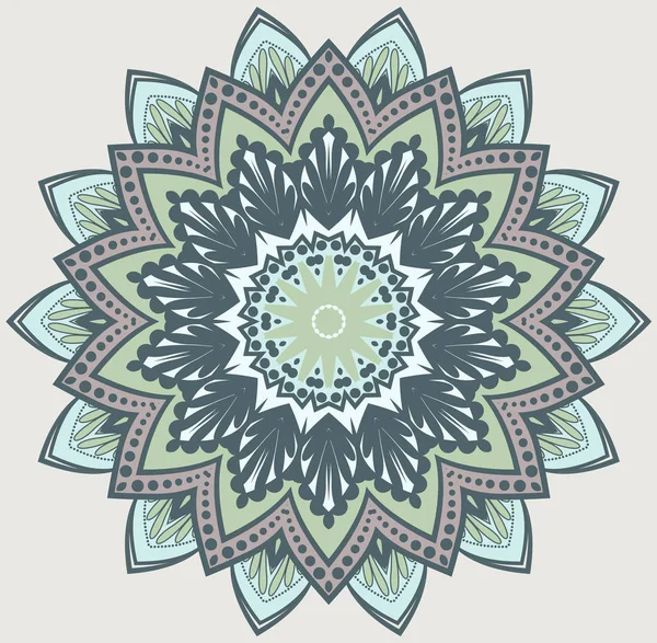 Vector bloem mandala — Stockvector