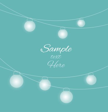 Vektör kağıt fener