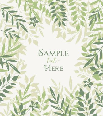 Vektör dallar yaprak