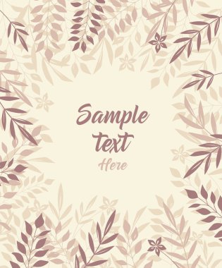 Vektör dallar yaprak